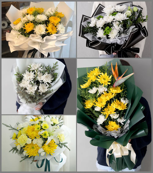 安徽宿州市萧县张庄寨镇白事花束代送